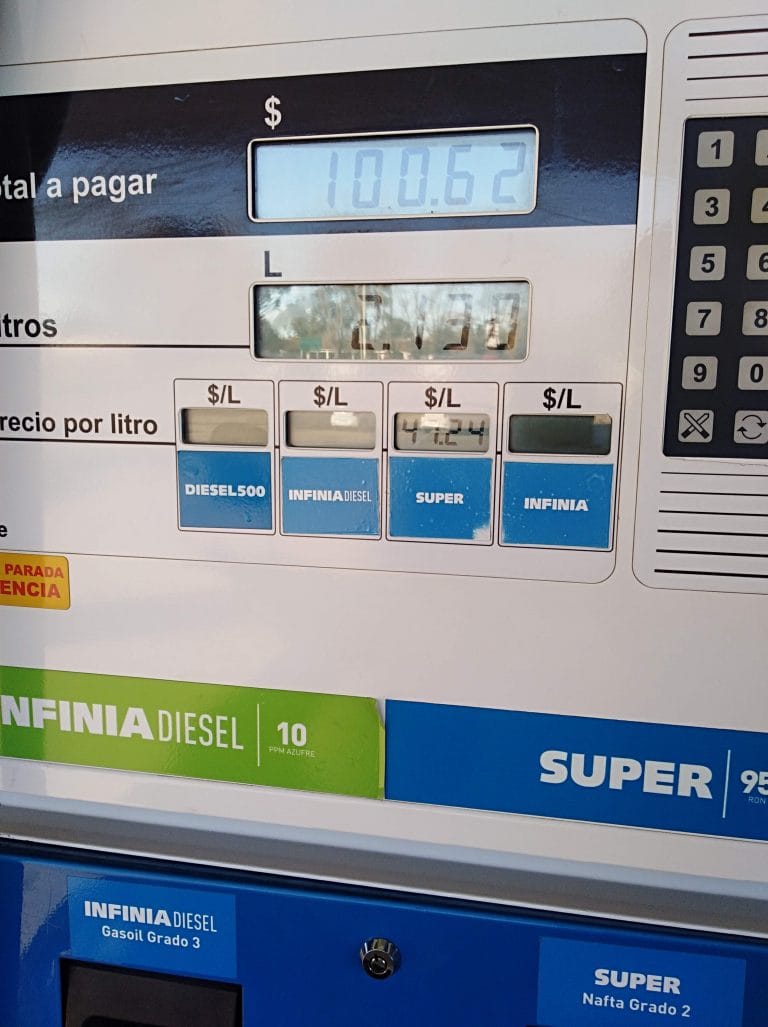 nafta aumento