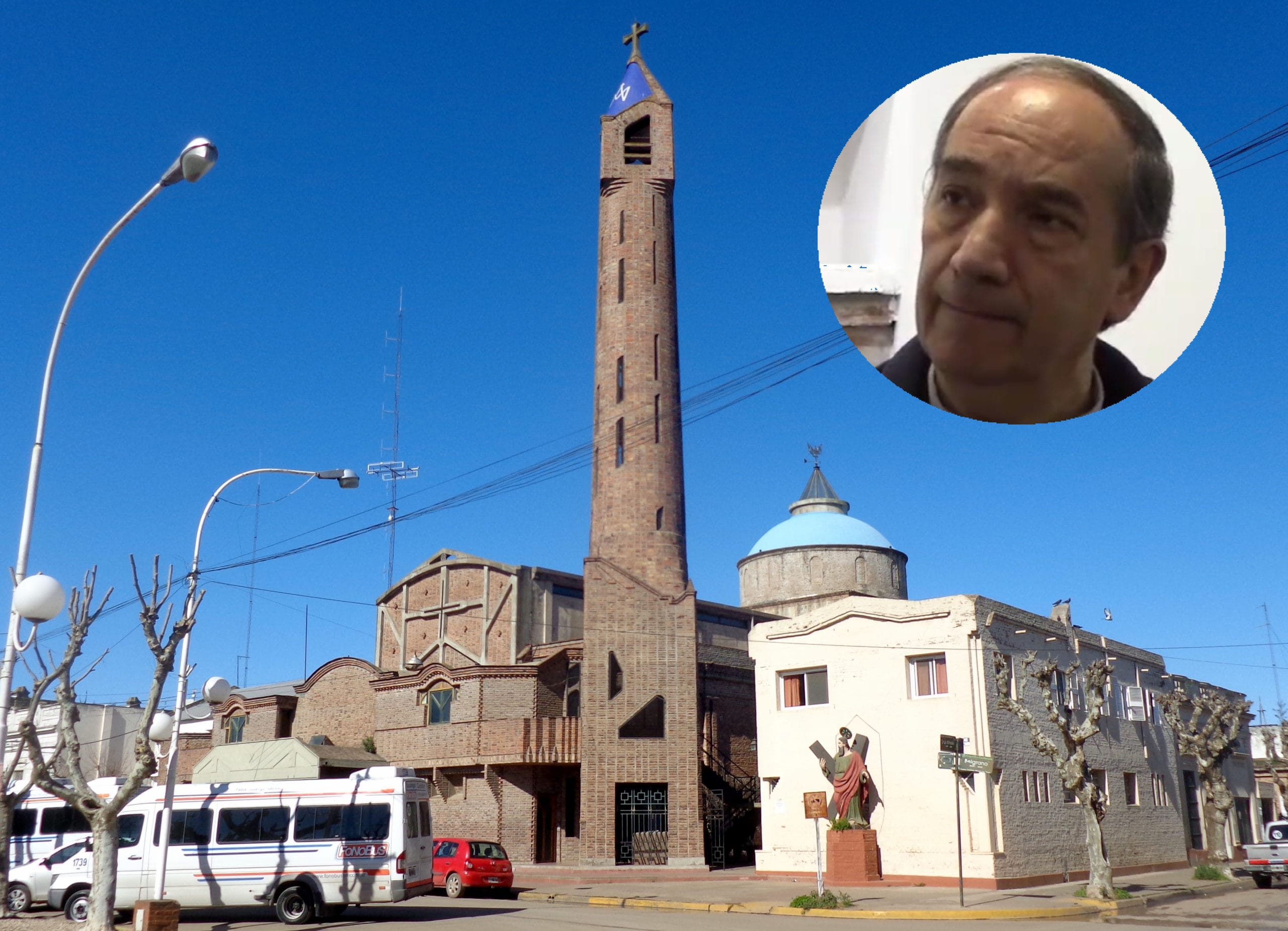 Padre Norberto Cirigliano / La parroquia tuvo que adaptarse a la virtualidad