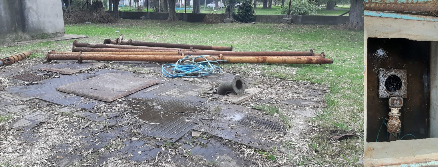 Municipales / Reparan la bomba del parque municipal