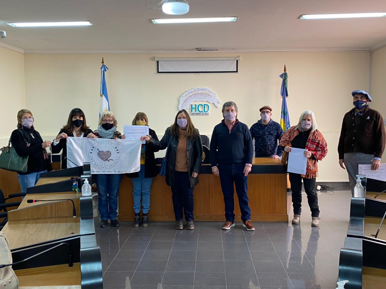 El HCD reconoció a tejedores gilenses