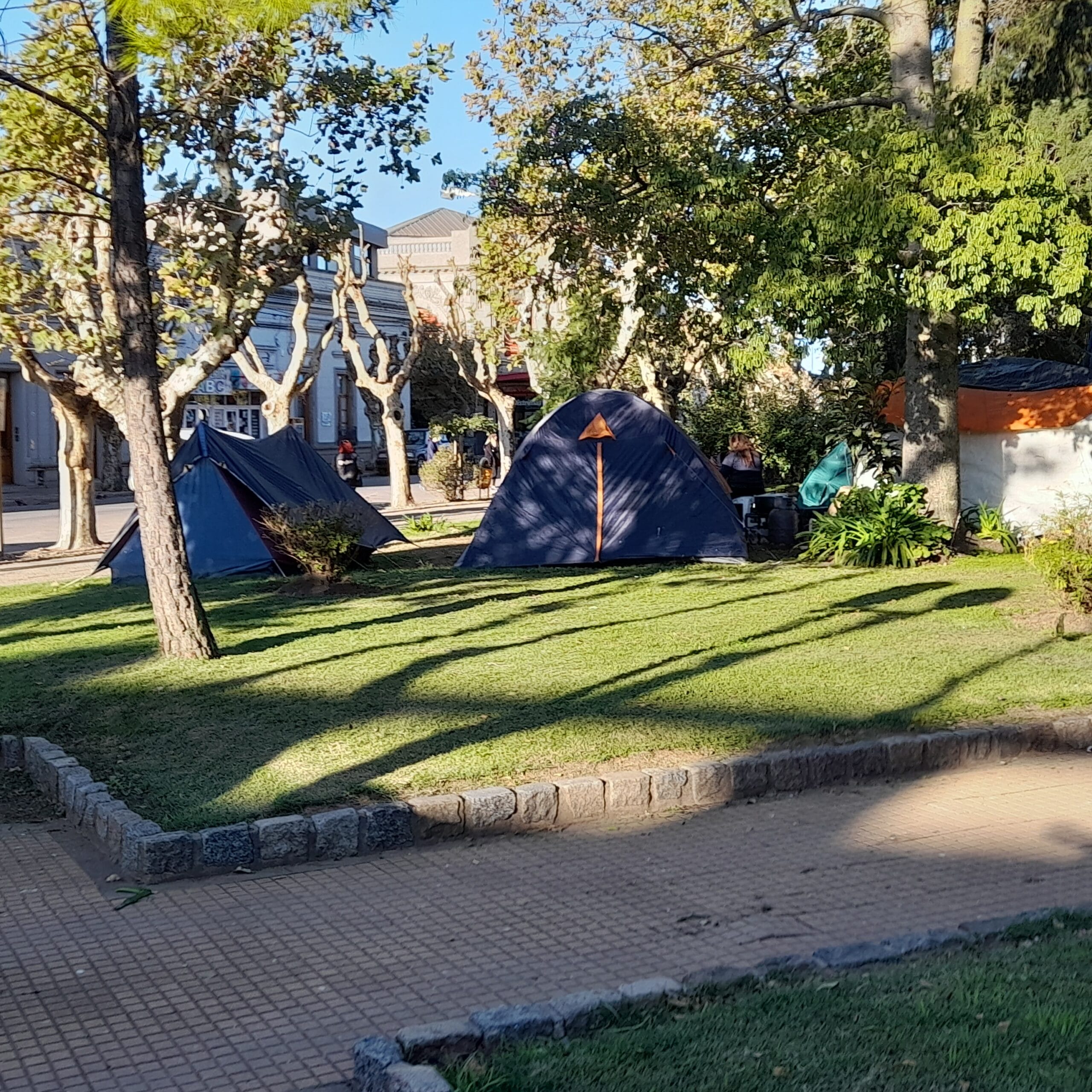 Se judicializo la toma de la plaza San Martin