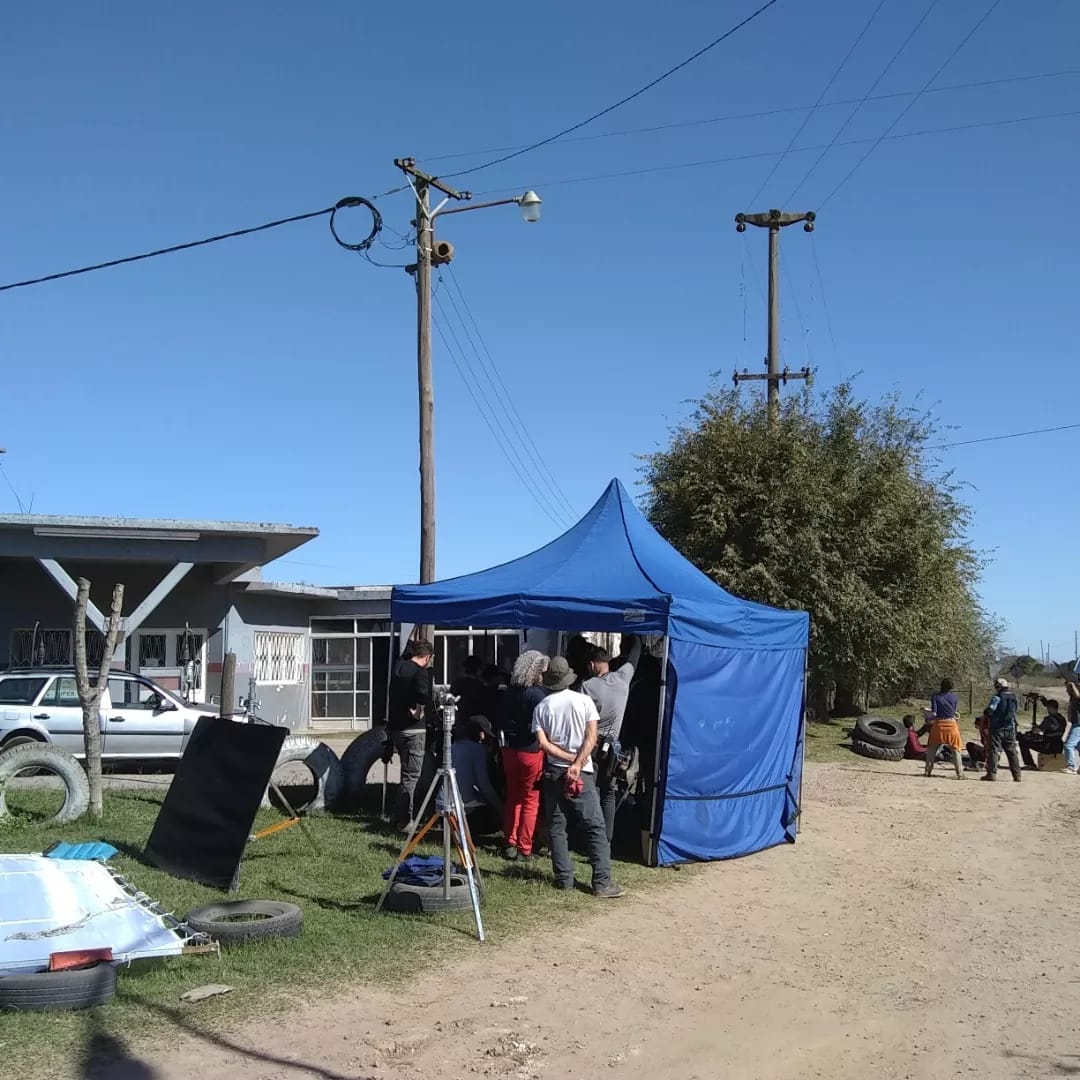 Villa Ruiz / Filman una película de terror