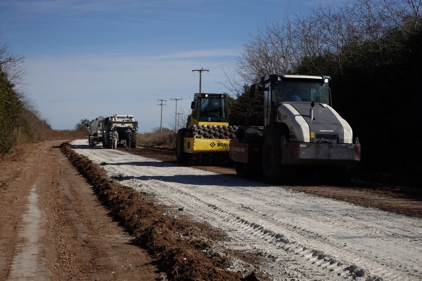 El municipio trabaja en sesenta kilómetros de caminos rurales