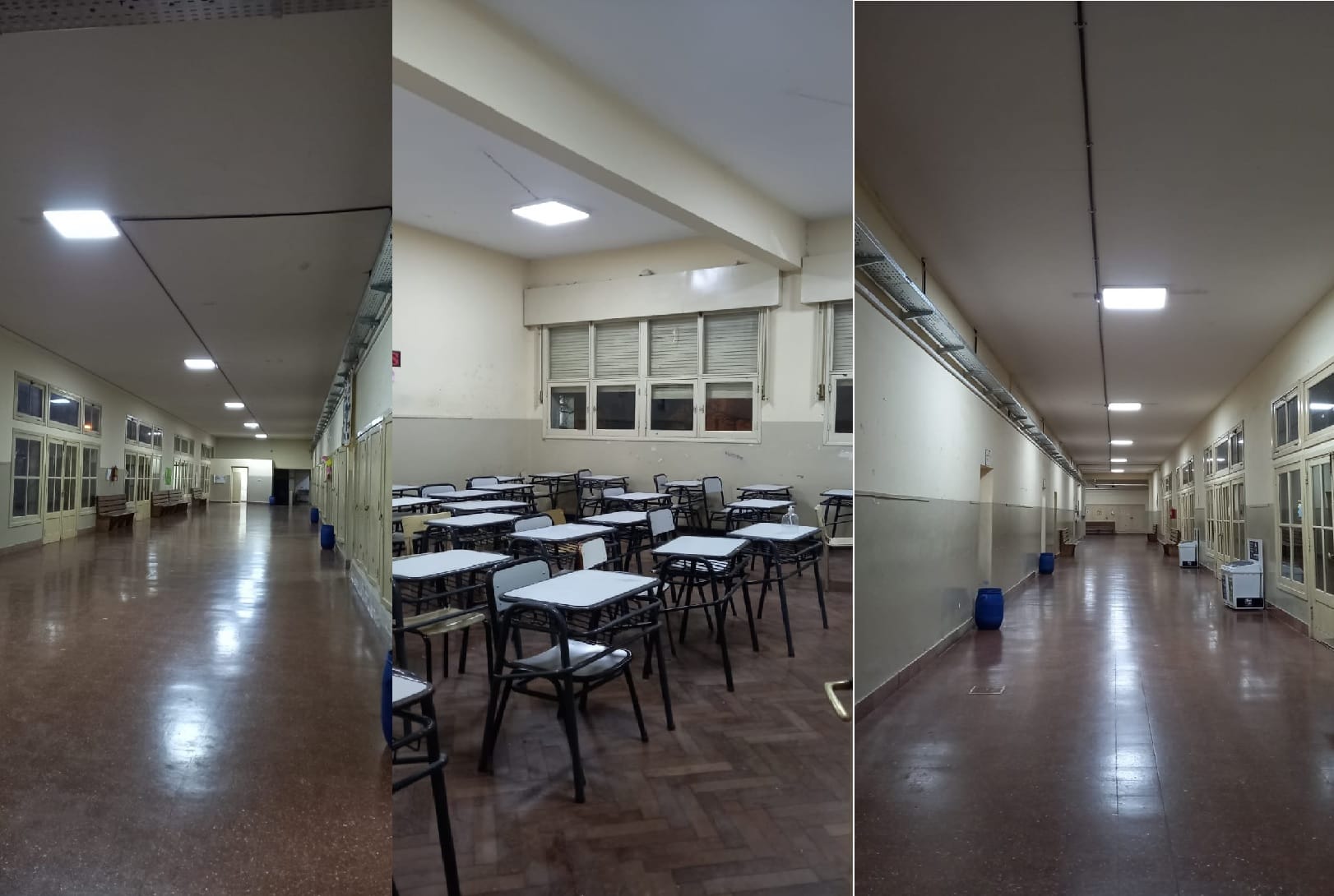 Finalizan la renovación eléctrica en la escuela Normal superior Fray Mamerto Squiu