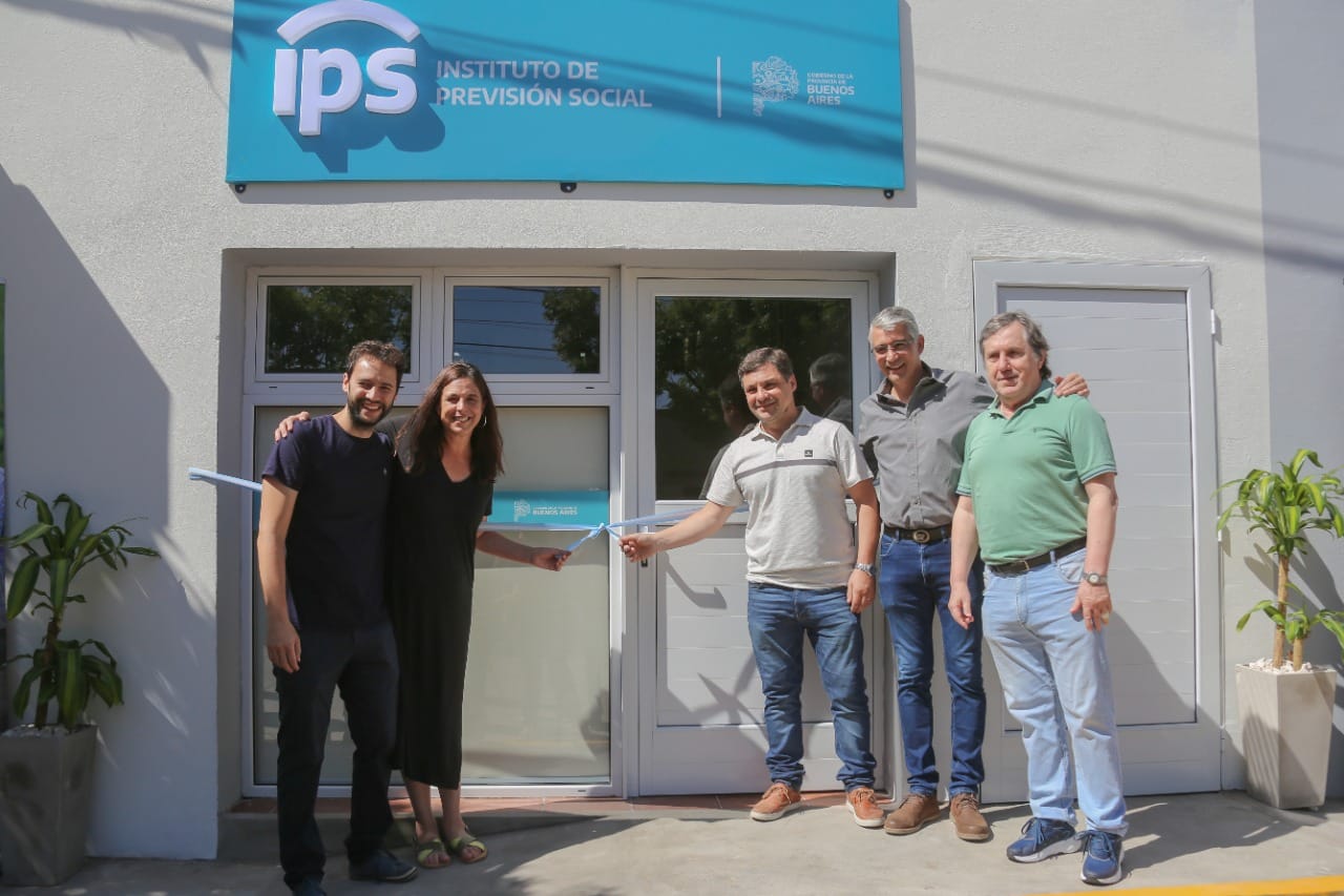 El IPS inaguro su oficina en Giles
