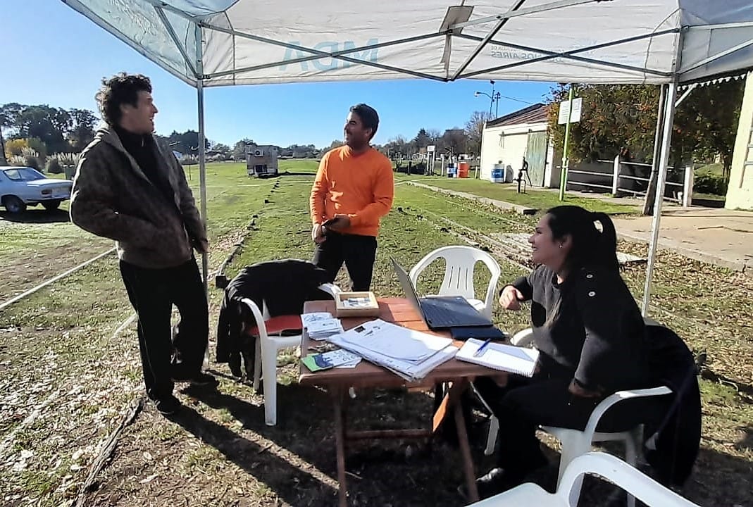Municipalidad / Producción concurrió a las localidades