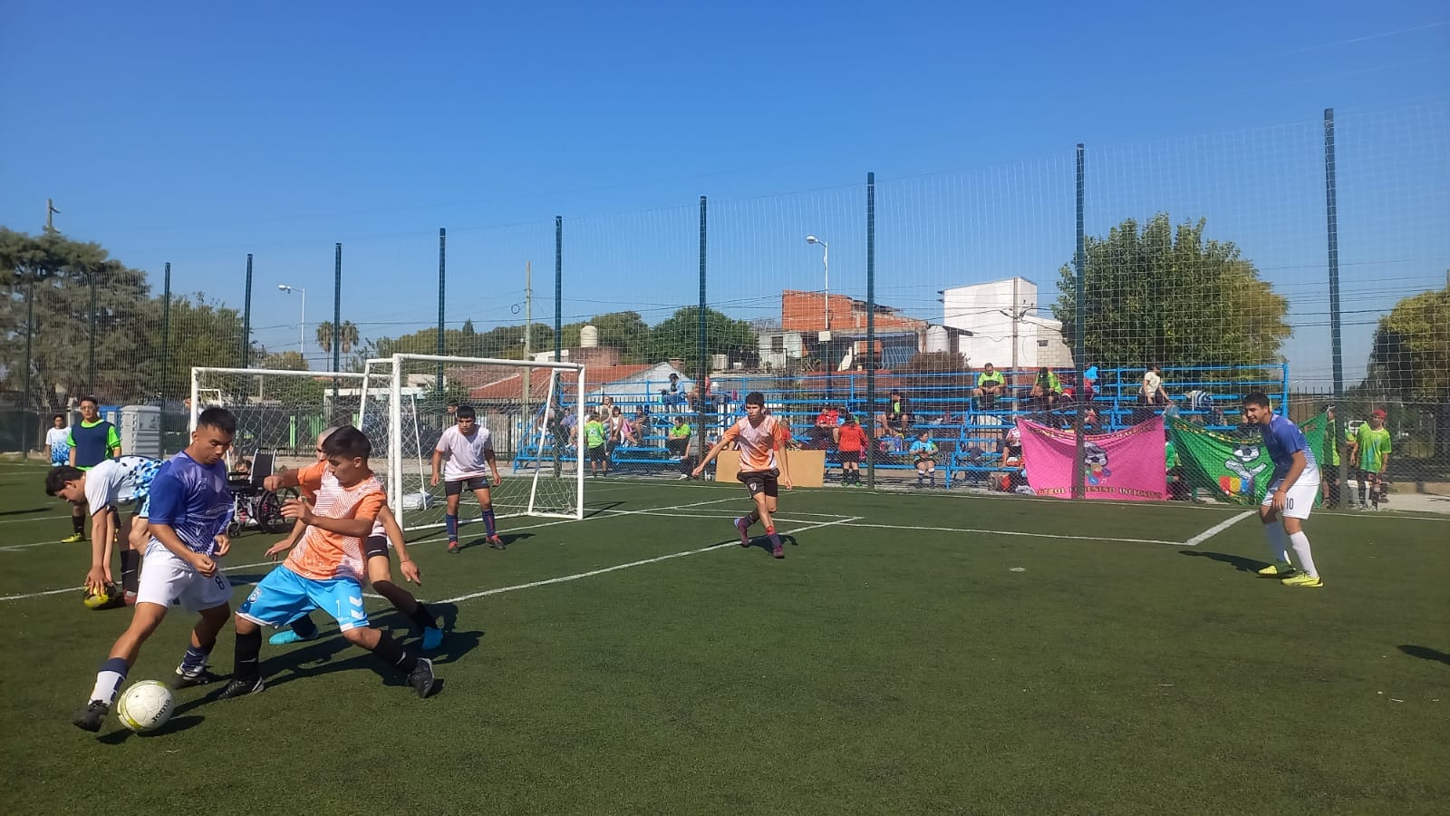 El futbol inclusivo participo del testeo de la liga
