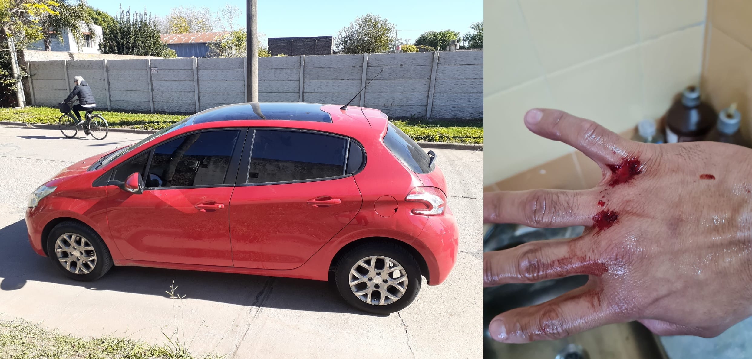 Detienen a un «Roba Ruedas» y agrede a un oficial de la policia
