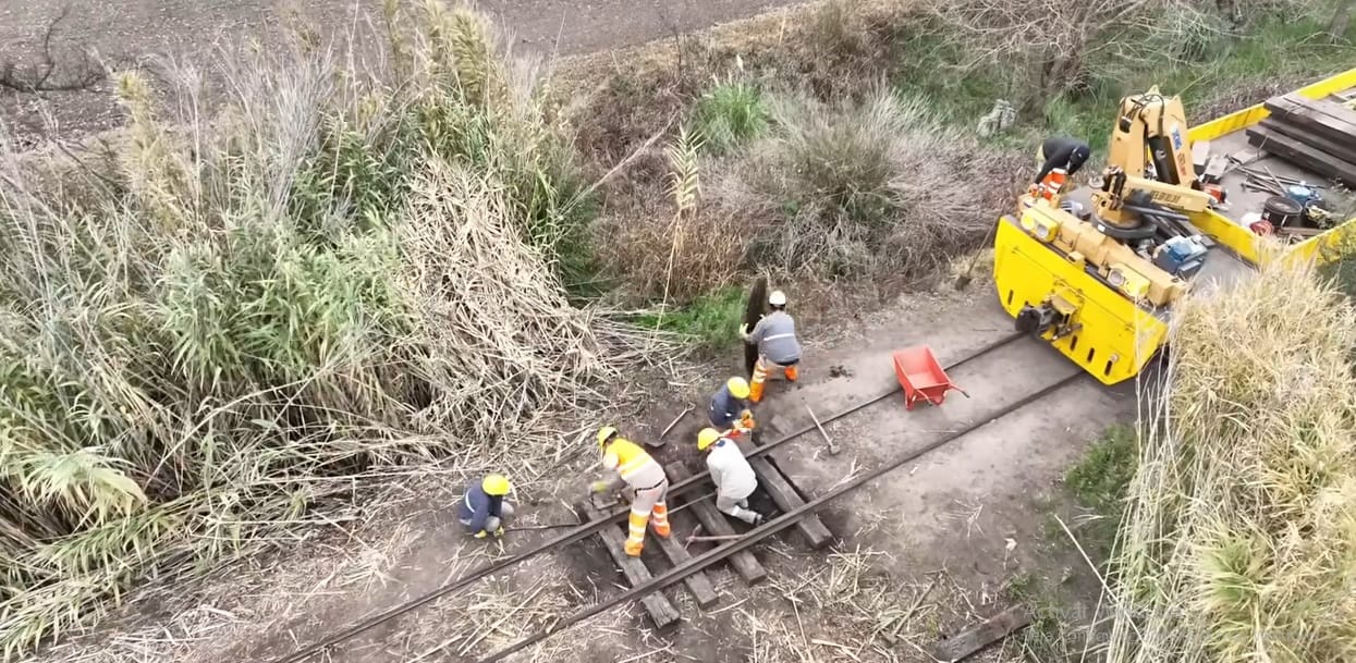 Avanza la recuperación de los ferrocarriles que atraviesan nuestro partido