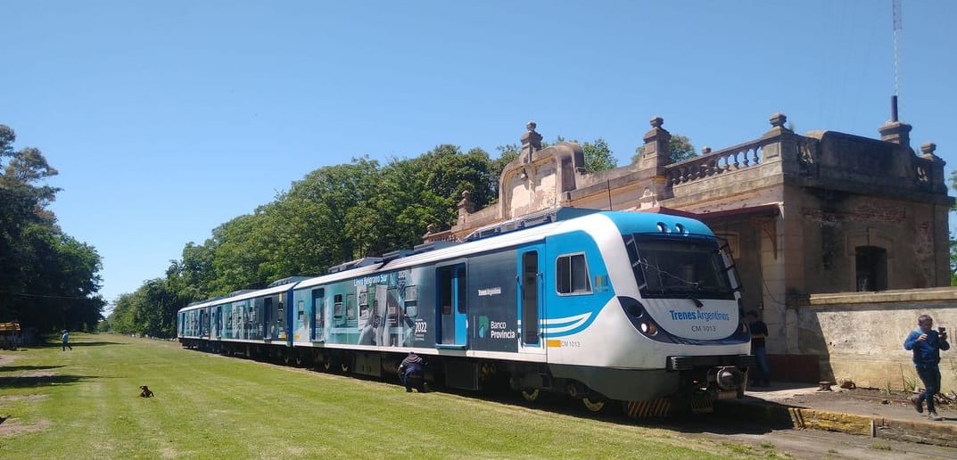 Después de décadas el tren volvió a pasar por Espora