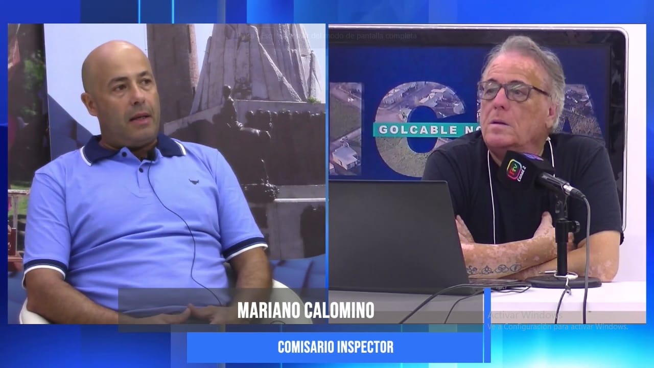 Mariano Calomino / La seguridad la vamos coordinar con todas las fuerzas