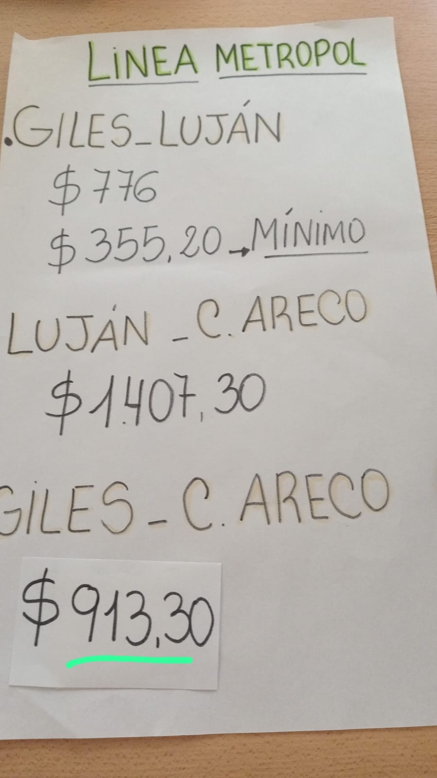 Transporte / Viajar a Lujan cada vez más caro