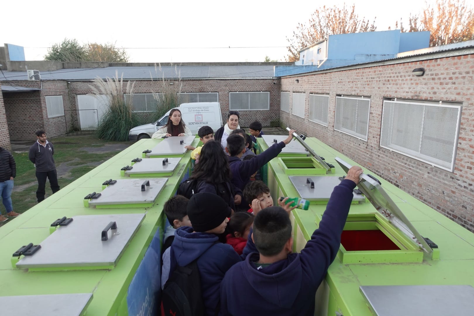 Los niños aprendieron la importancia del reciclaje