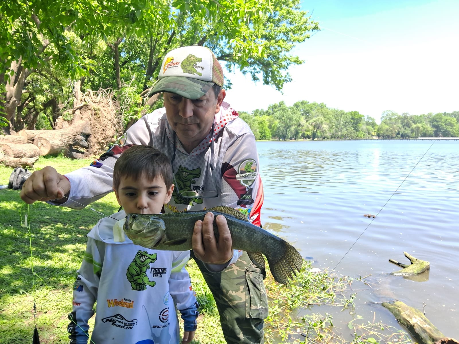 Un día de pesca en Familia