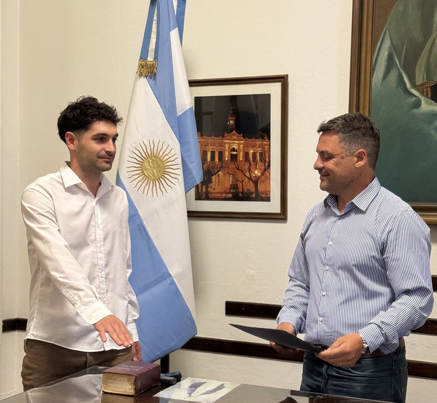 Fabián Monti juró como secretario de Obras y Servicios Públicos