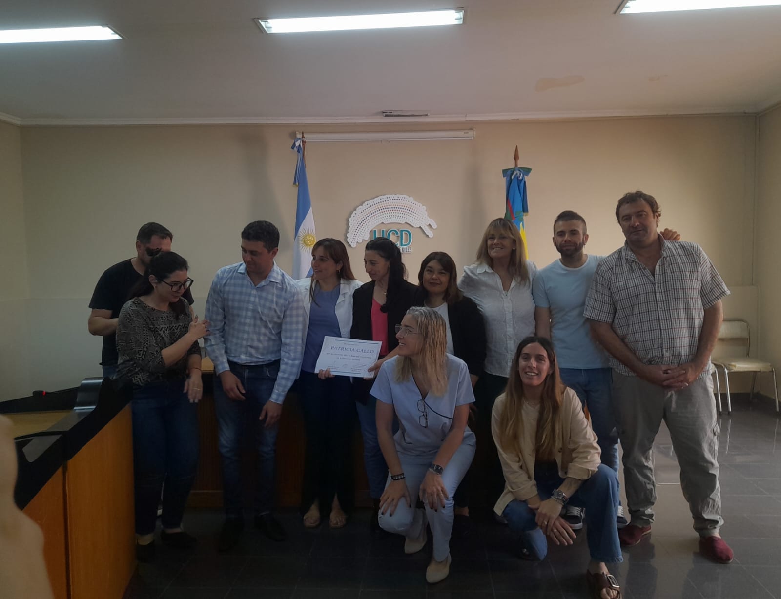 El HCD reconoció a la escritora Patricia Gallo