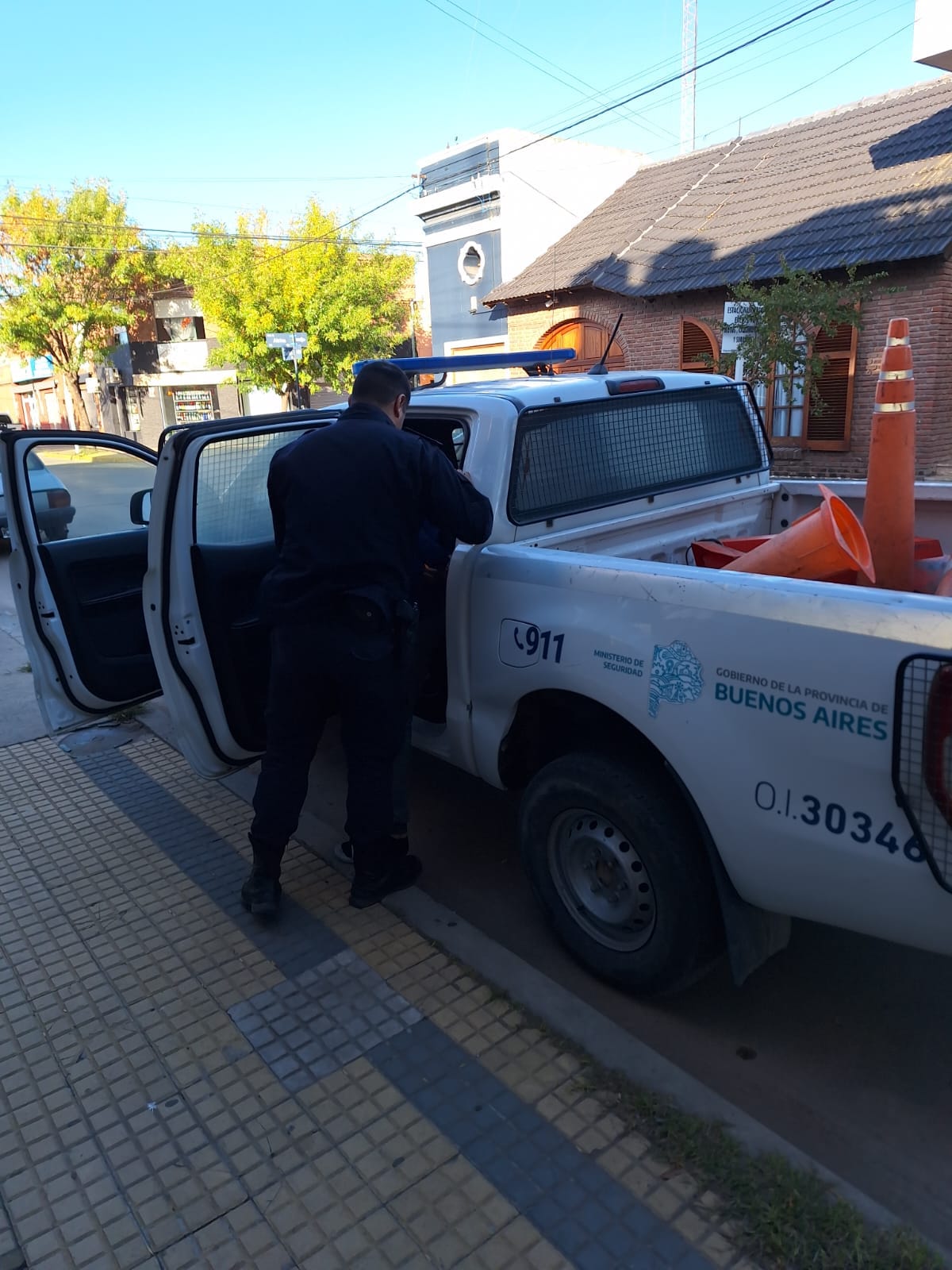 Una mujer activó la App Municipal Giles Alerta y la Policía detuvo al agresor
