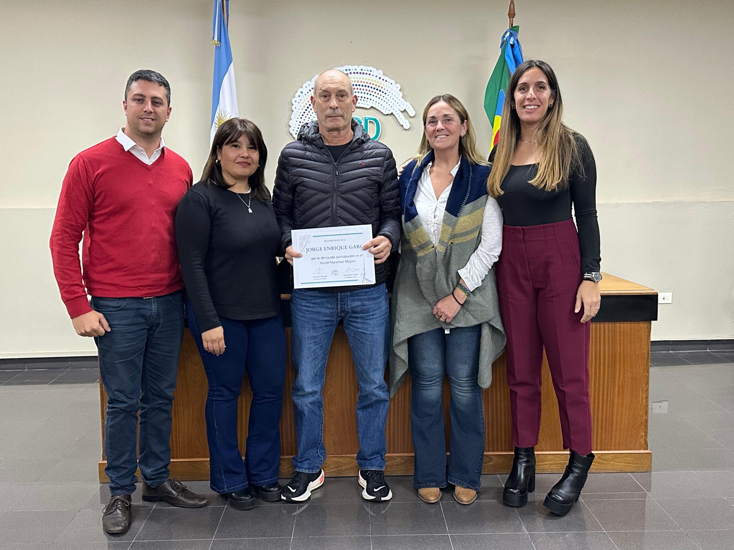 El HCD reconocio al atleta Jorge Garcia