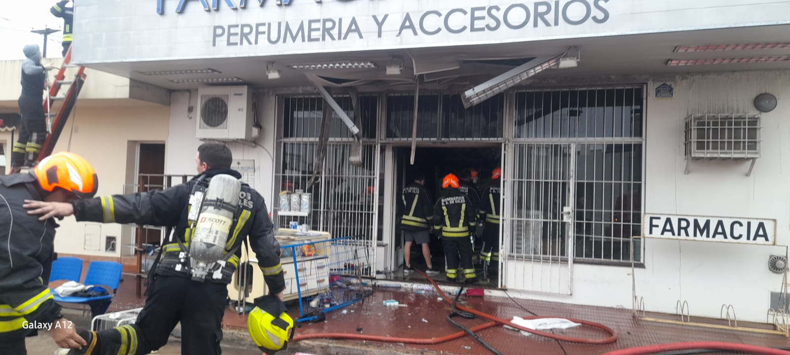 Un incendio en nuestra ciudad deja dos heridos graves