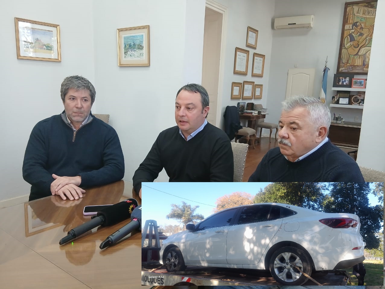Auto encontrado en Areco, se sospecha de un feminicidio seguido de suicidio