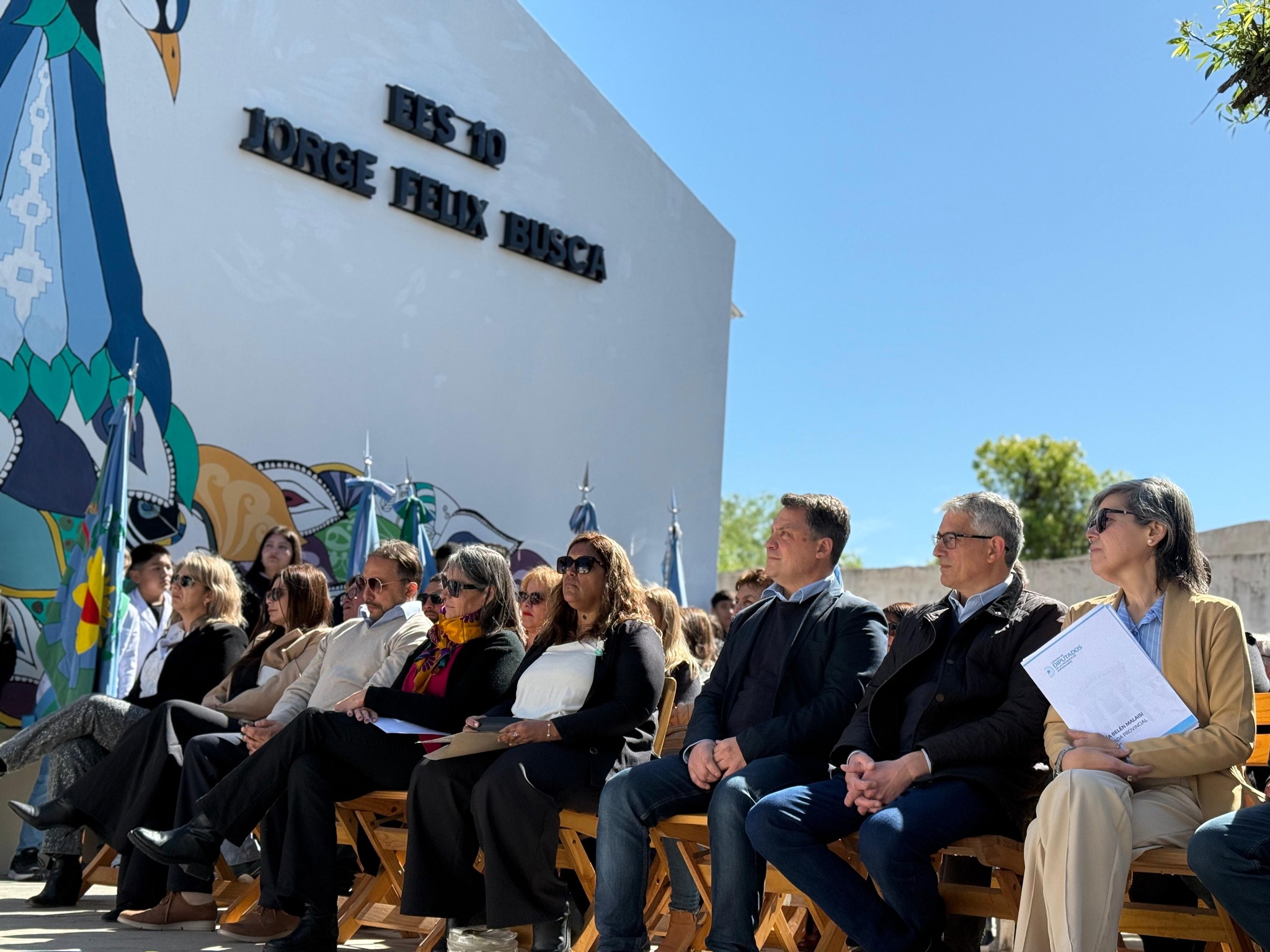 Imponen el nombre de » Jorge Felix Busca» a la secundaria 10 de Azcuenaga