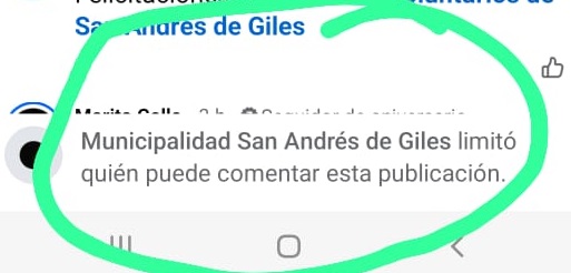 Grave / El municipio censura comentarios en sus redes sociales