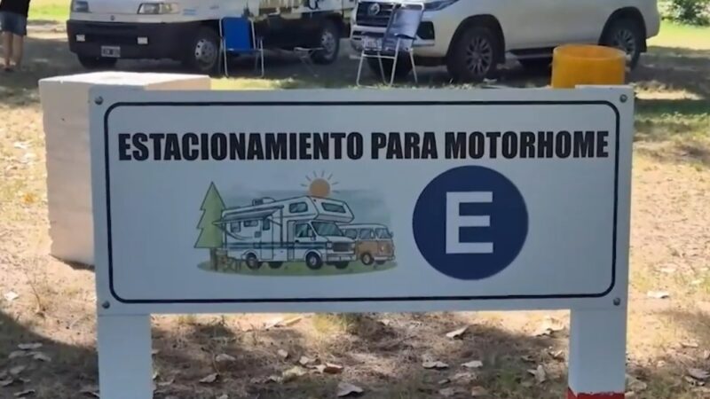 El parque municipal ya cuenta con un espacio para Motorhome