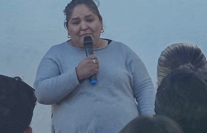 En Cucullu se premio al enorme trabajo social de una mujer de la localidad