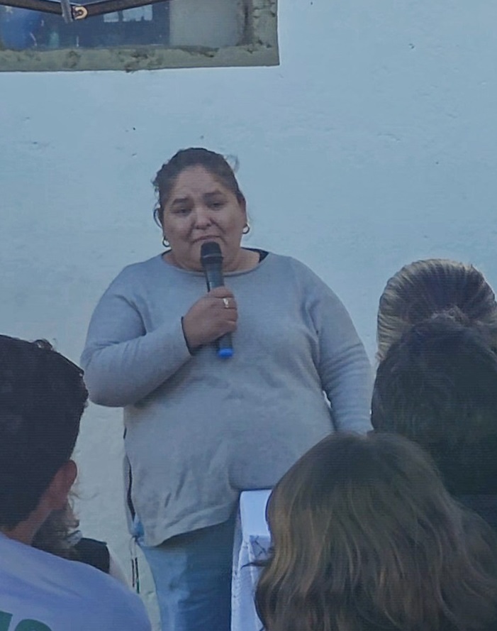 En Cucullu se premio al enorme trabajo social de una mujer de la localidad