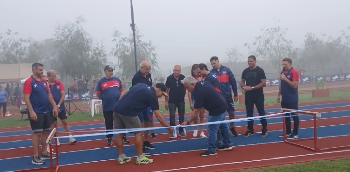 El Frontón dejó inaugurada la pista de atletismo indoor de la Argentina