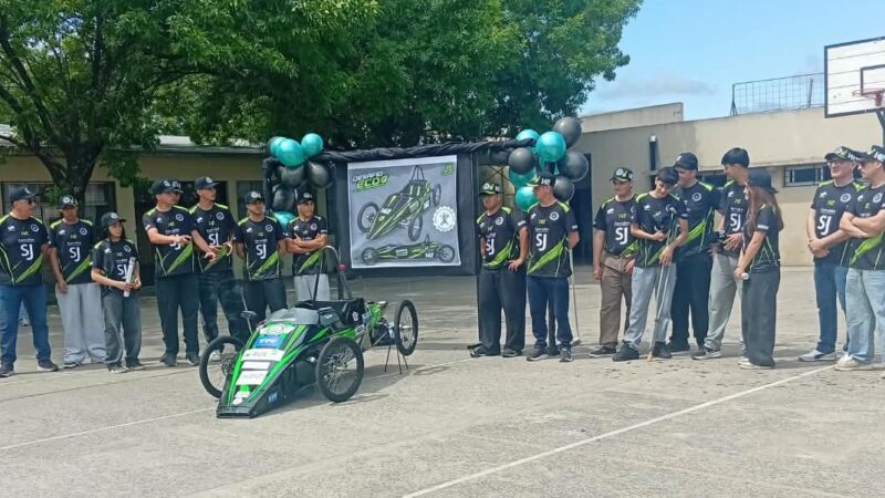 La escuela técnica presentó el nuevo auto para el Desafío ECO