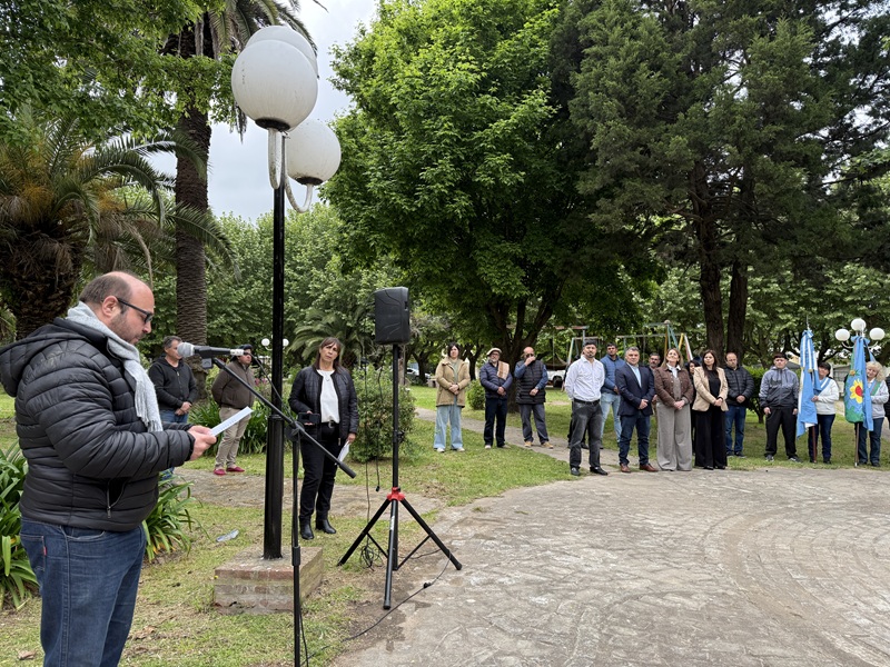 Villa Espil celebró sus 90 años de fundación con un acto oficial y festejos comunitarios