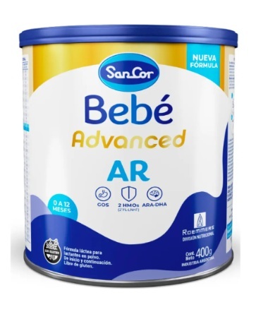 Retiran del mercado por falsificación y adulteración de fórmula láctea infantil SANCOR bebé 1 advanced